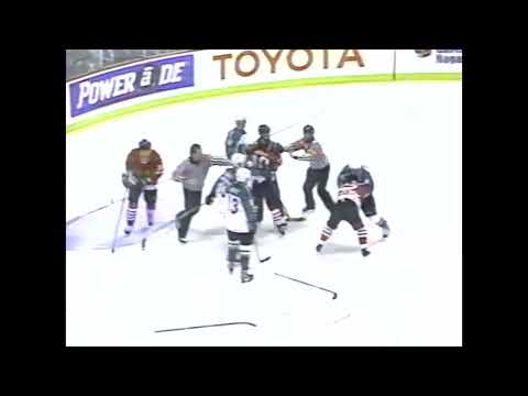 Ruslan Salei Headbutts Sergei Krivokrasov Feb. 1st, 1998