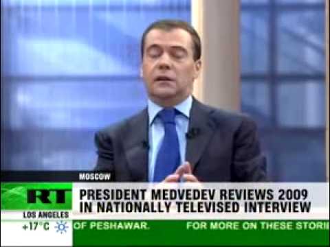Dmitry Medvedev delivered a speech about the events of the year 2009 live