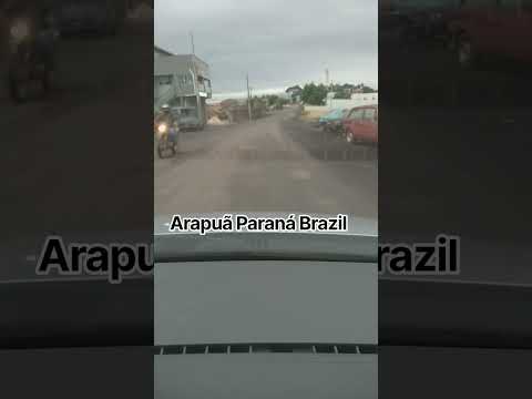 Arriving in Arapuã Paraná Brazil