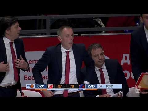 ABA Liga 2018/19 highlights, Round 10: Crvena zvezda mts - Zadar (9.12.2018)