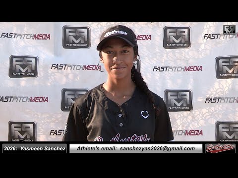 2026 Yasmeen Sanchez 4.0 GPA, Lefty Slapper, Outfielder Softball Recruiting Skills Video Batbusters