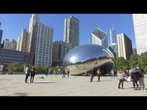 [4k] Chicago Walk Buckingham Fountain to Oak St. Beach