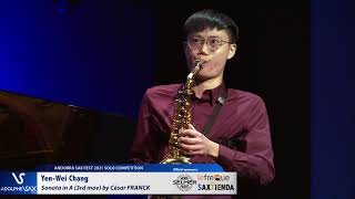 Yen Wei Chang plays Sonata in A major for Violin and Piano 3rd Mov by César FRANCK