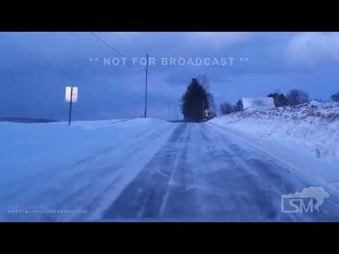 03-12-2022 Clarkstown, PA - Blowing & Drifting Snow As Late Season Major Winter Storm Pulls Away