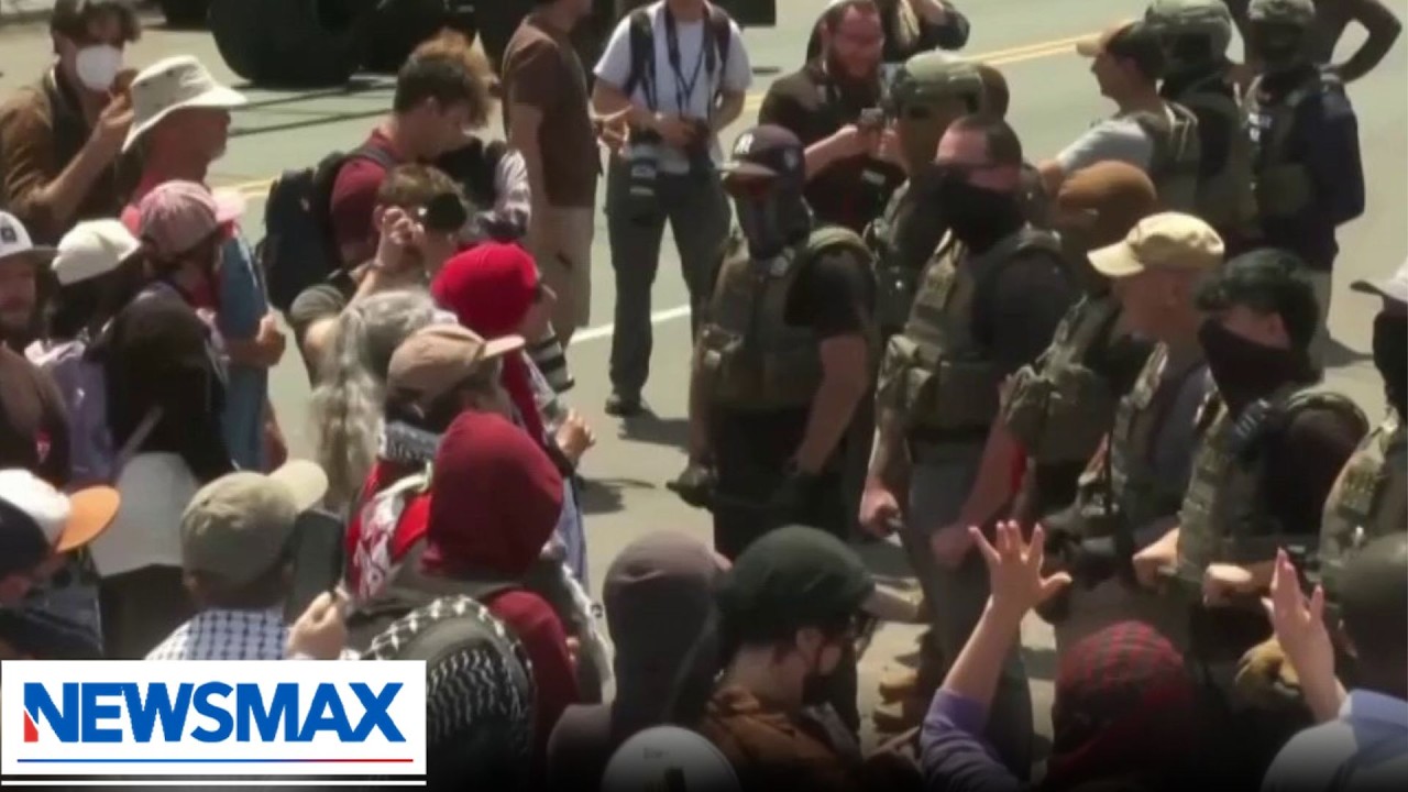 ICE agents clash with protesters at Newark facility | Bianca Across the Nation