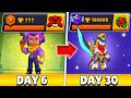 100K TROPHIES IN 30 DAYS DAY 6 Brawl Stars Push