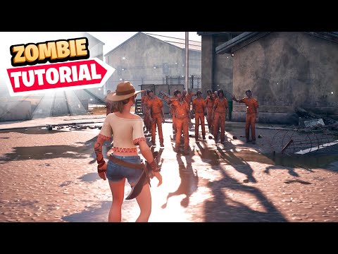 How To Add Walking Dead Zombies in Fortnite Creative!