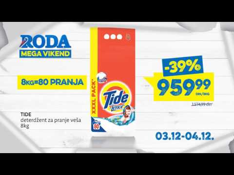 RODA: MEGA vikend 3. - 4.12.2016