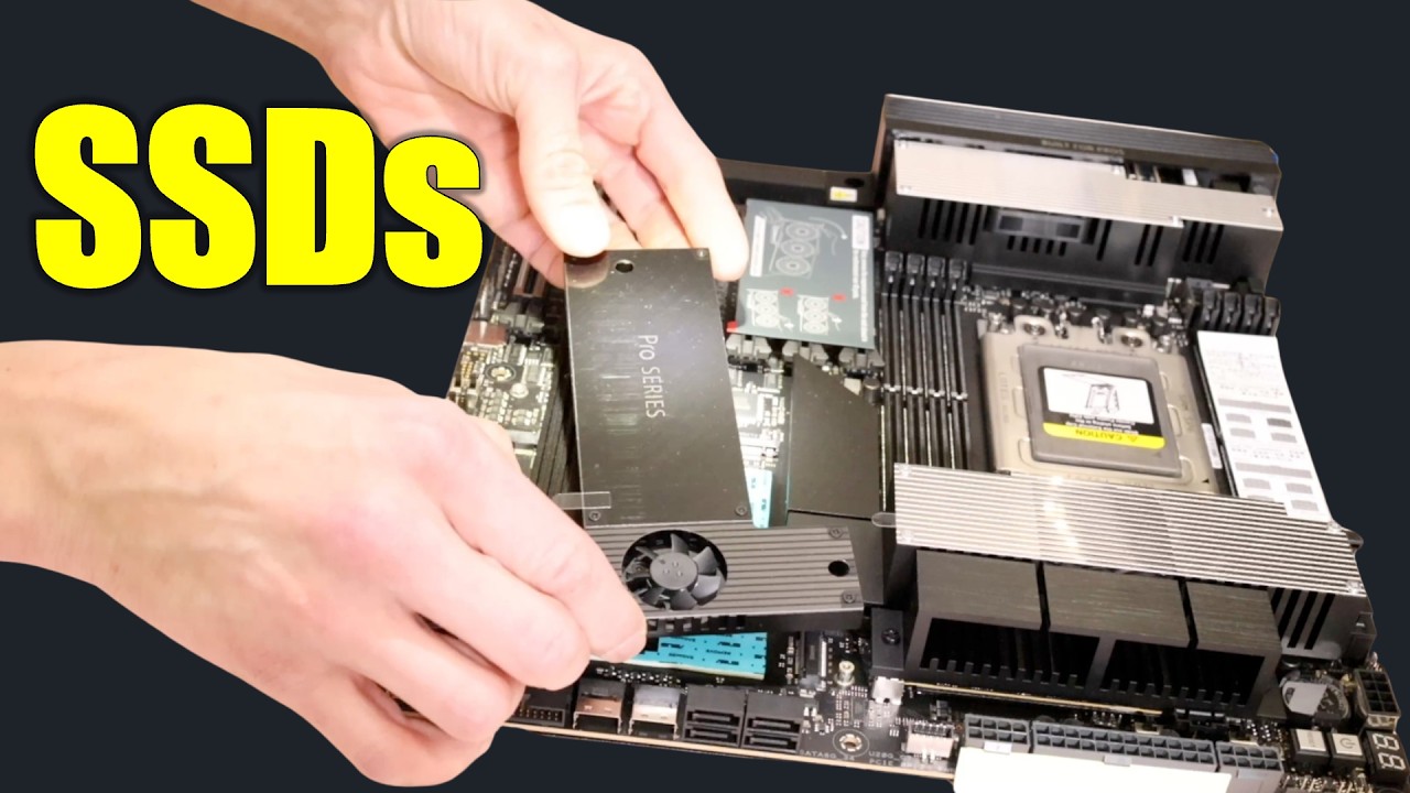 Install SSDs on ASUS WRX90E-SAGE (Build 06)