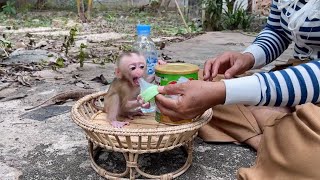 More & More Alerting Selena Hungry Milk While Mom Wasting More Time To Preparing