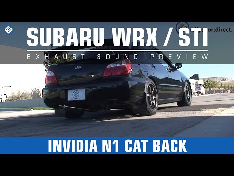 Invidia N1 02-07 Subaru WRX STi Cat Back Exhaust Sound Clip