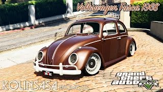 03 Carros BRASILEIROS na FIXA para Encontros de Carros! GTA 5 Mods - Fusca  Turbo & Corsa com SONZERA 