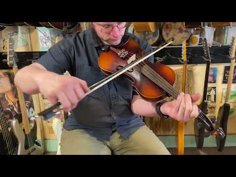 1930s Unknown Sunburst 4/4 Strad-Copy Violin (VIDEO! Fresh Work, Ready) image 16