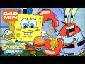 SpongeBob Working At The Krusty Krab For 4 HOURS Straight SpongeBobOfficial