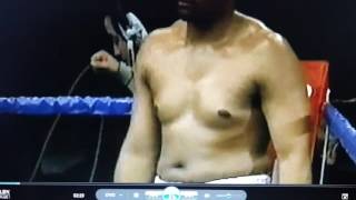 Fred Ellis. 1st pro fight.