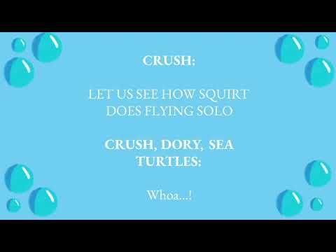 Go With The Flow Lyrics-Finding Nemo Jr.