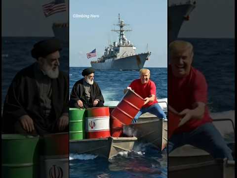 Big Oil Mission FAIL! Trump vs Iran Comedy Twist😂              #funnyshorts #trump  #viralshort