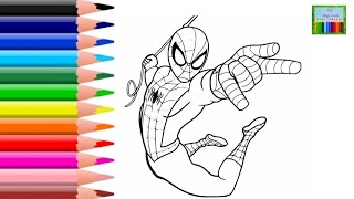 🕸 Coloriage Spider-man 🕷 Coloring Sider-man 🕸