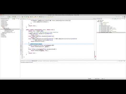Java For Scientific Computing Root Finding Algorithms Part 5