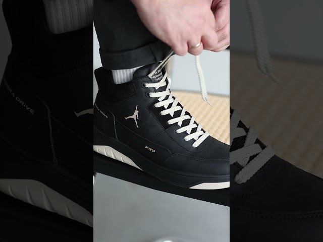 Чоботи жіночі шкіряні байка хутро 592641 Чорний Черевики чоловічі зимові шкіряні 592509 Сірі