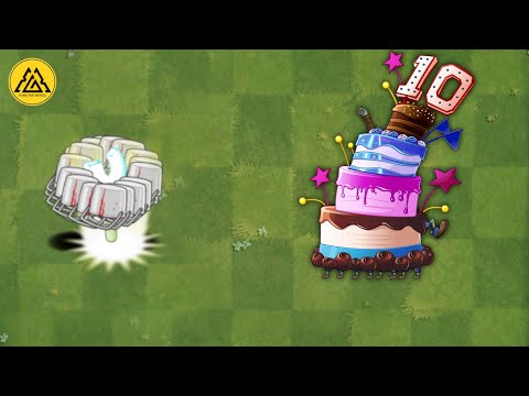 Which Plant Can Kill Caketank Using Just 1 Plant Food? !! Plants Vs. Zombies 2