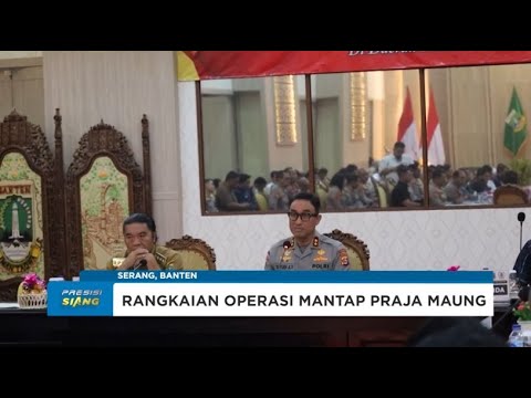 POLDA BANTEN RAKOR LINTAS SEKTORAL DALAM RANGKA MANTAP PRAJA 2024