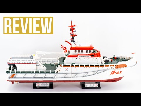 BlueBrixx Seenotrettungskreuzer Hermann Marwede REVIEW | Set 108466