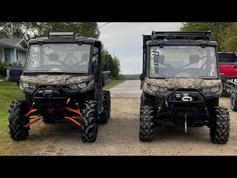YouTube video about: Can am defender 6x6 lifted?