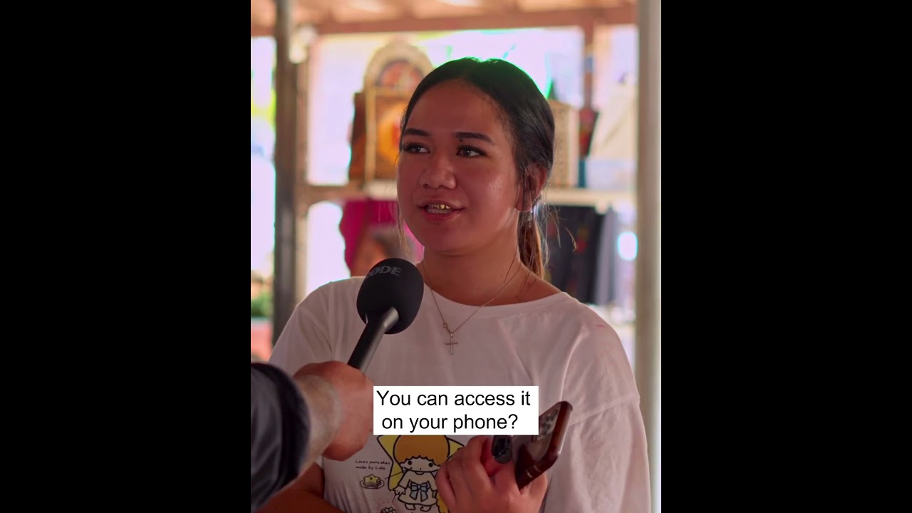 Tongan vlogger - Tutu on the beach - shares the importance of digital financial services - VIDEO 1
