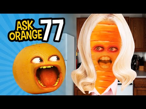 惱人的橙子 - 問橙子#77。憤怒的凱倫在廚房! (Annoying Orange - Ask Orange #77: Angry Karen in the Kitchen!)