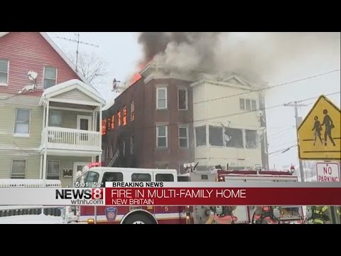 5 sent to hospital from New Britain multi-family house fire