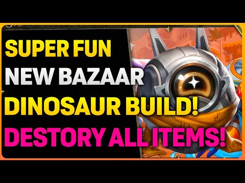 SUPER FUN Dooly Item Destruction DINOSAUR Build! | Step By Step Bazaar Guide