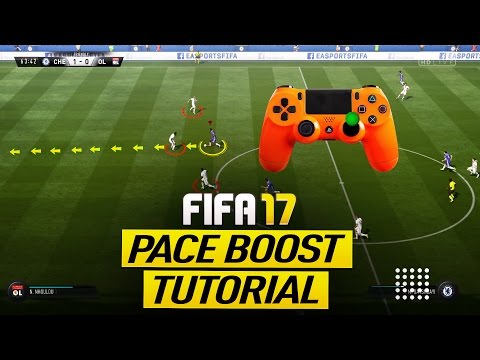 FIFA 17 PACE BOOST TUTORIAL - HOW TO SPRINT ULTRA FAST - BEST SPEED BOOST GLITCH EVER