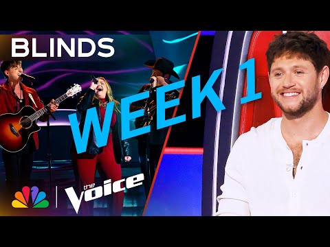 The Most Incredible Blind Auditions from Week 1 | The Voice | NBC