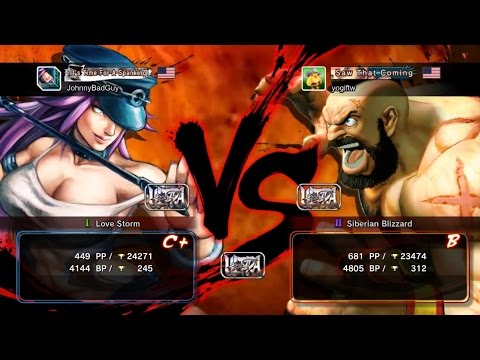 Ultra Street Fighter 4: JohnnyBadGuy (Poison) vs yogiftw (Sangief)