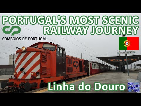 PORTUGAL'S MOST SCENIC RAILWAY JOURNEY / DOURO VALLEY CP1400 REVIEW / PORTUGUESE TRAIN TRIP REPORT