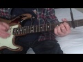 Walkin' wounded riff/ Rory Gallagher tutorial.