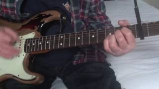 Walkin&#39; wounded riff/ Rory Gallagher tutorial.