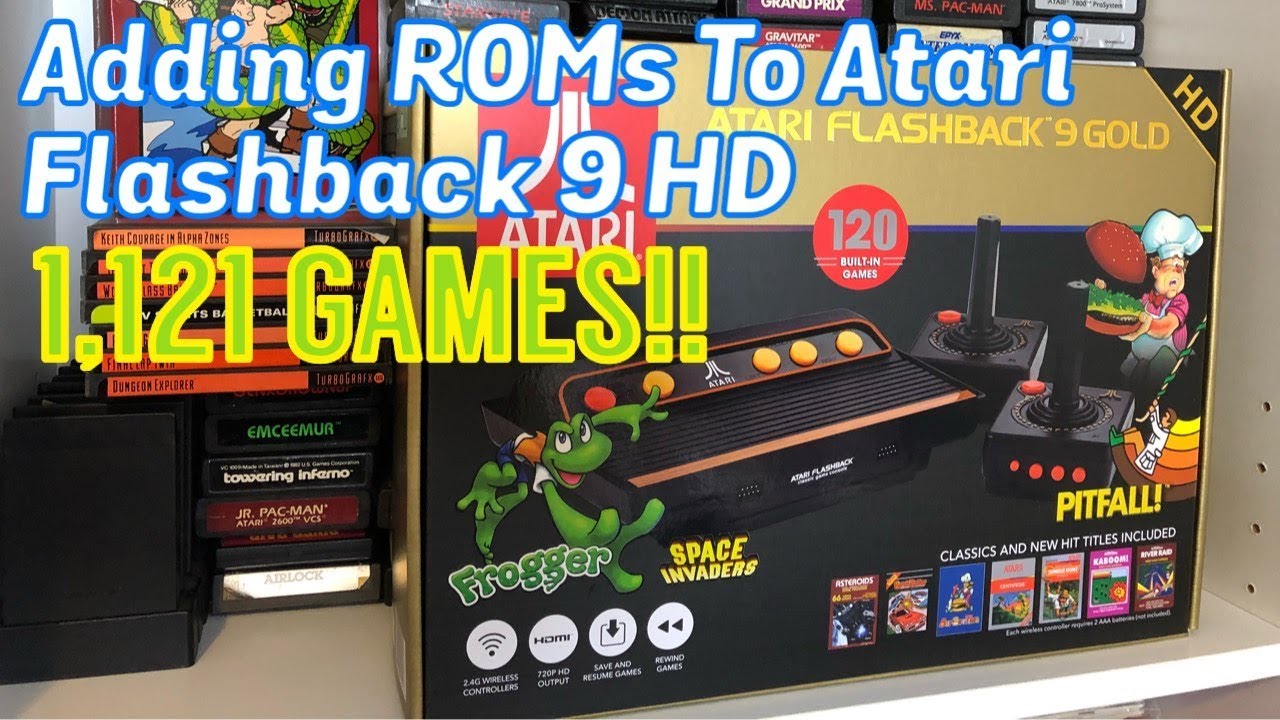 Adding ROMs To AtGames Atari Flashback 9 HD, 1,121 GAMES! - Emceemur @GenXGrownUp