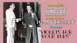 Frank Sinatra con Tommy Dorsey canta VIOLETS FOR YOUR FURS