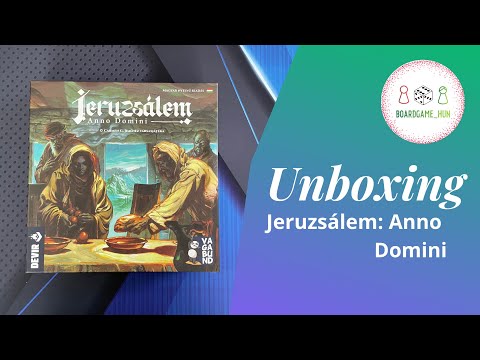 Jeruzsálem: Anno Domini társasjáték dobozbontás - boardgame_hun