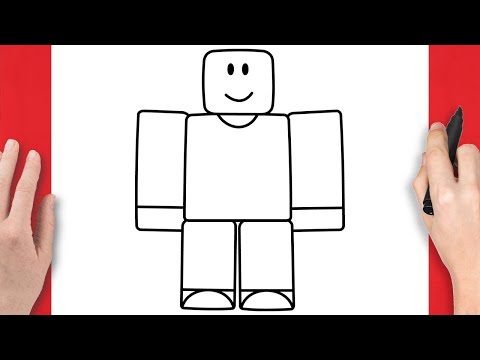 How to Draw Roblox Noob Step by Step | Easy Drawing Tutorial for Kids