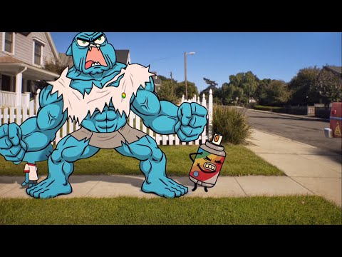 Female Muscle clip 222 - The Amazing World of Gumball