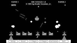 Macintosh Game: Mac Missiles (1985)