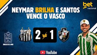 Neymar faz 2 e Santos vence o Vasco