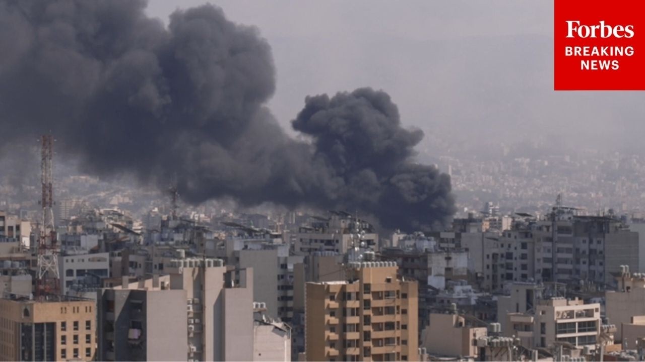 Video | Smoke Billows In Beirut, Lebanon After Airstrikes Continue Despite U.S.-Iran Ceasefire Deal