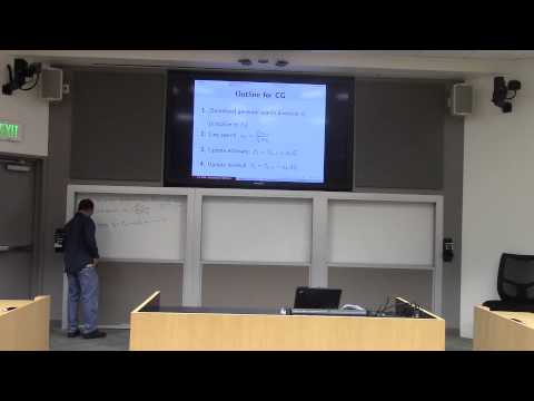Lecture 14:  Conjugate gradients II: Formulation, preconditioning, and variants (part I)