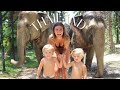 THAILAND VLOG Traveling With Toddlers To See An Elephant Sanctuary Railay Beach Phi Phi Islands