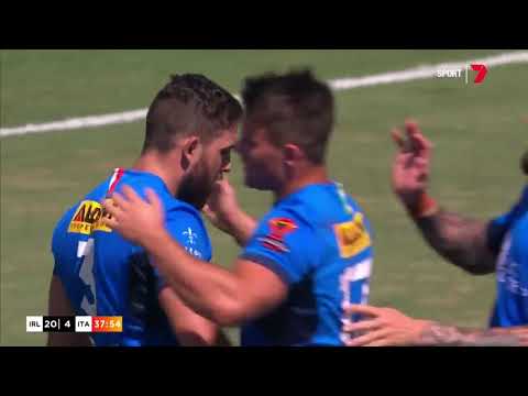 2017 Rugby League World Cup: Ireland vs Italy Highlights