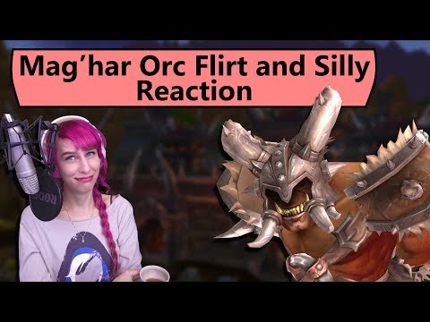Mag'har Orc and Vulpera Voice Line Reaction! Maghar Flirt Silly and Vulpera VO